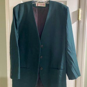 Stephanie Matthews ladies teal blazer